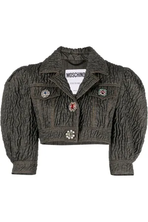 Moschino Cropped-Blazer mit Kristallen