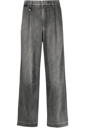 R13 Jeans mit weitem Bein