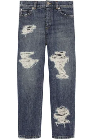 Dolce & Gabbana Gerade Jeans im Distressed-Look