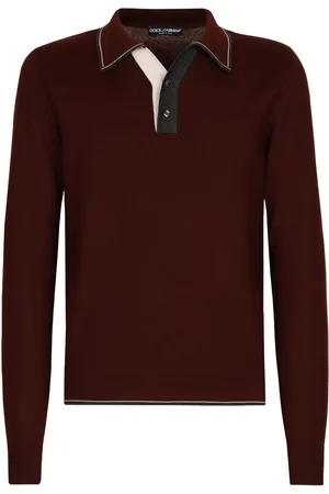 Dolce & Gabbana Poloshirt mit Kontrasträndern