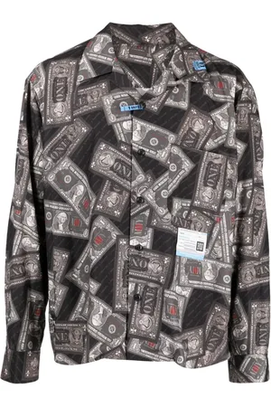 Maison Mihara Yasuhiro Hemd mit Dollar-Print