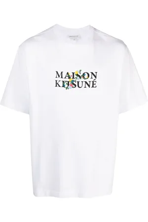Maison Kitsuné T-Shirt mit Logo-Print
