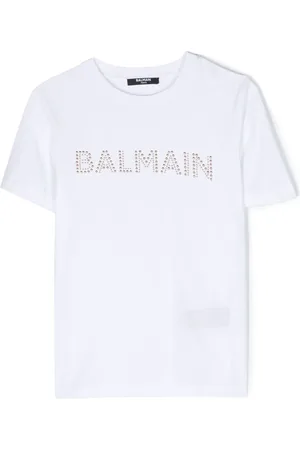 Balmain T-Shirt mit Nieten