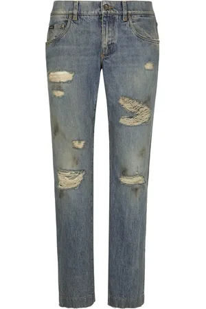 Dolce & Gabbana Slim-Fit-Jeans im Distressed-Look