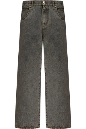 Etro Halbhohe Straight-Leg-Jeans