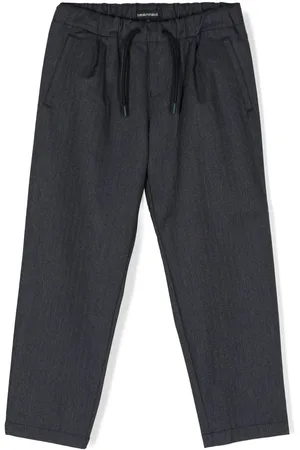 Emporio Armani Gerade Hose mit Kordelzug