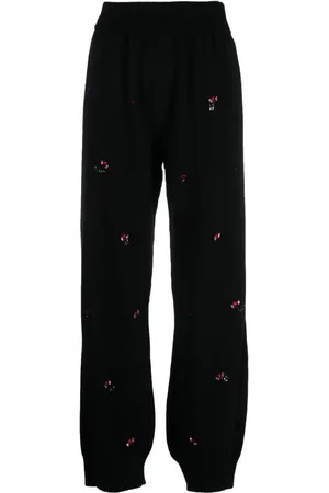 Barrie Palazzohose mit Blumenstickerei