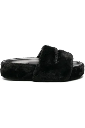 Stella McCartney Slipper aus Faux Fur