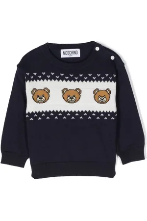 Moschino Intarsien-Pullover mit Teddys