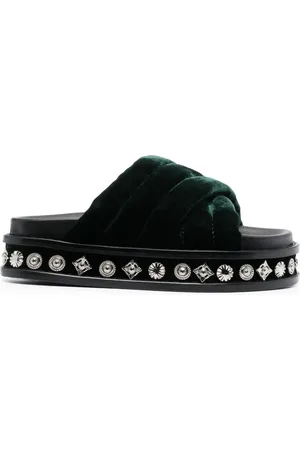 TOGA PULLA Pantoletten mit Nieten 50mm