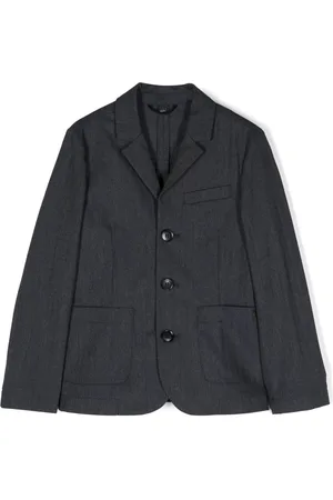 Emporio Armani Einreihiges Sakko mit Logo-Schild