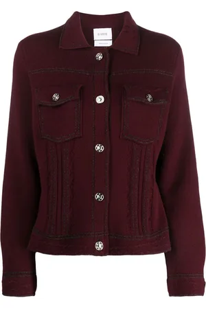 Barrie Jacke mit Kontrastnähten