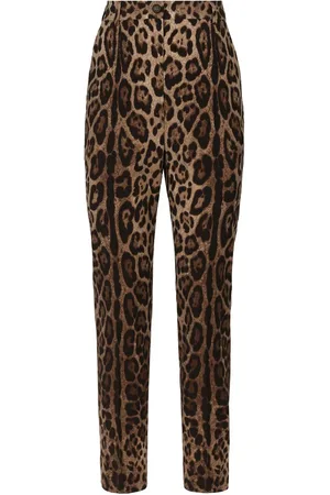 Dolce & Gabbana Hose mit Leoparden-Print