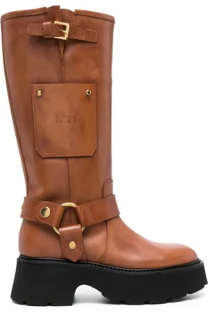 Nº21 Stiefel mit Logo-Prägung 60mm