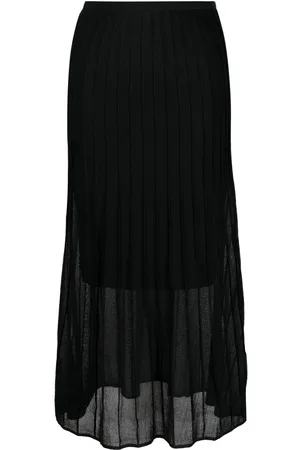 Calvin Klein Semi-transparenter Faltenrock