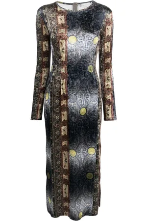 PIERRE-LOUIS MASCIA Kleid mit grafischem Print