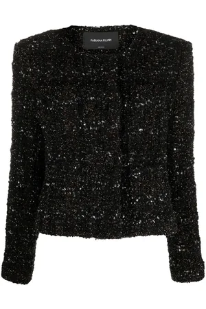 Fabiana Filippi Jacke mit rundem Ausschnitt