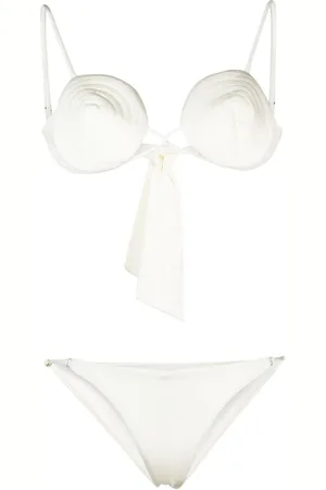 Noire Swimwear Bikini mit Ziernähten