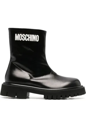 Moschino Stiefel mit Logo-Prägung
