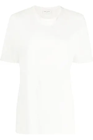 Saint Laurent T-Shirt mit Logo-Stickerei