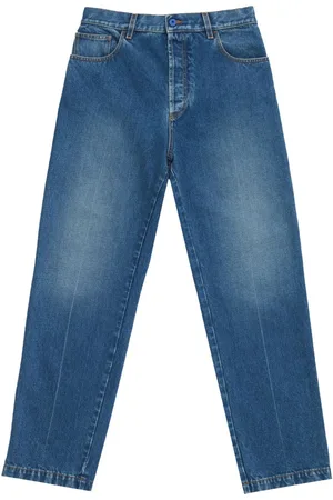 MARCELO BURLON Dunkle Straight-Leg-Jeans