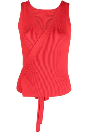 Patou Geripptes Strickoberteil