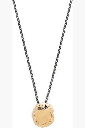 ROSA MARIA 18kt Gelbgold- und Silberhalskette