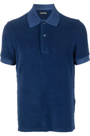 Tom Ford Poloshirt mit Frottee-Finish