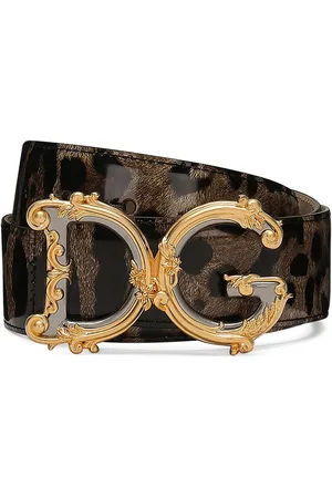 Dolce & Gabbana Gürtel mit Leoparden-Print