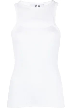 Msgm Fein geripptes Tanktop