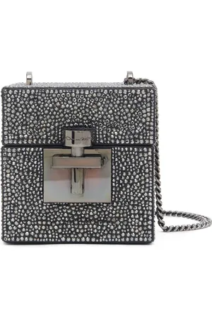 Oscar de la Renta Alibi Cube Tasche mit Kristallen