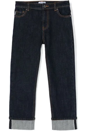 Moschino Straight-Leg-Jeans mit Teddy
