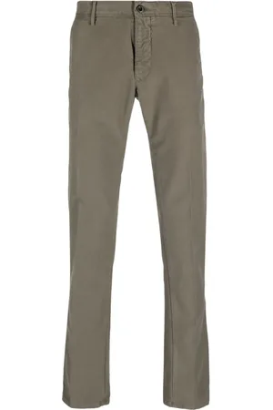 Incotex Straight-Leg-Hose mit Logo-Stickerei