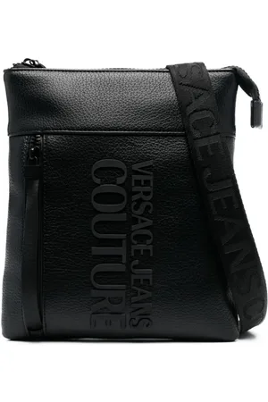 VERSACE Kuriertasche mit Logo-Prägung