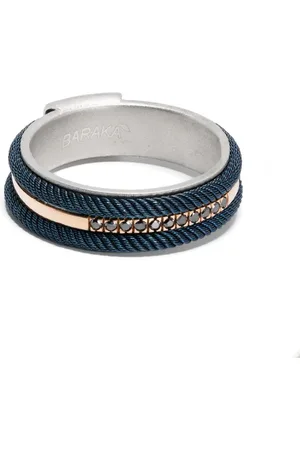 BARAKA 18kt Rotgold- und Sterlingsilberring mit Diamanten