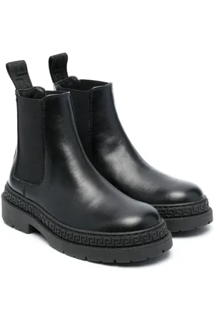 VERSACE Slip-On-Boots aus Leder