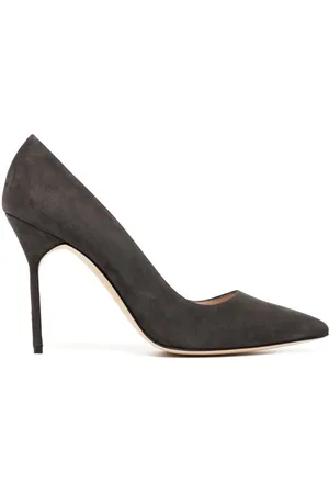 Manolo Blahnik BB Pumps aus Wildleder 100mm