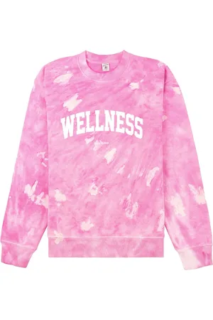 Sporty & Rich Wellness Sweatshirt mit Batikmuster