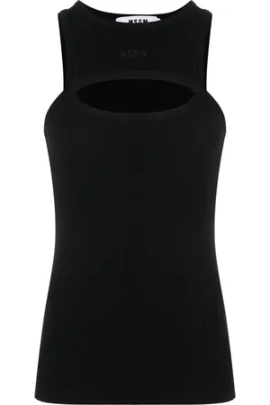 Msgm Fein geripptes Tanktop