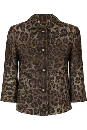 Dolce & Gabbana Jacke mit Leopardenmuster