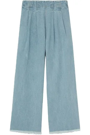 SEA Weite Jeans mit Bundfalten