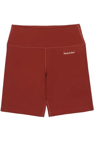 Sporty & Rich Radlerhose mit Logo-Print