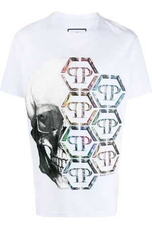 Philipp Plein T-Shirt mit Totenkopf-Print