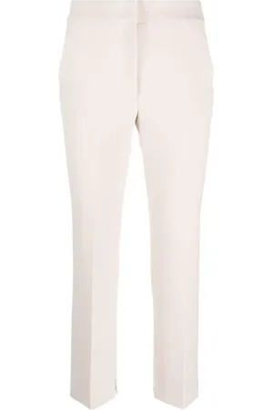 PESERICO SIGN Straight-Leg-Hose mit hohem Bund
