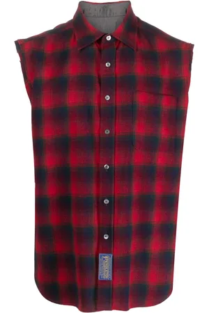 Maison Margiela X Pendleton ärmelloses Hemd mit Karomuster