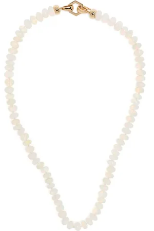 HARWELL GODFREY 18kt Gelbgoldhalskette mit Opal