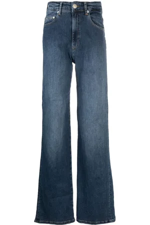 Chiara Ferragni Gerade Jeans mit Sternstickerei