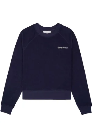 Sporty & Rich NY Tennis Club Sweatshirt aus Frottee
