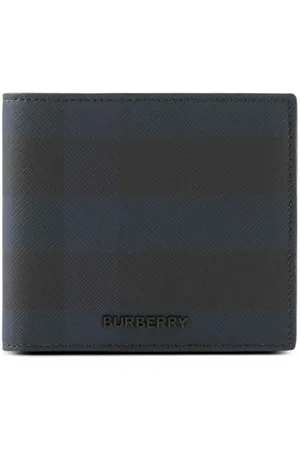 Burberry Kariertes Portemonnaie mit Logo