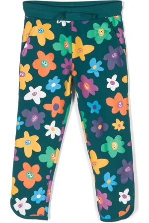 Stella McCartney Jogginghose mit Smiley-Blumen-Print